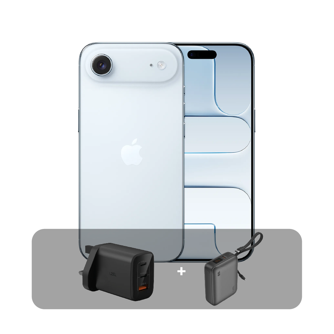Apple iPhone Air - 512GB - 6.5 inch - Dual eSim (Middle East Version) + Bundle Offer | Sky Blue