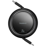 Baseus Free2Pull Retractable Charging Cable USB-C to Lightning 20W 1m | Cluster Black
