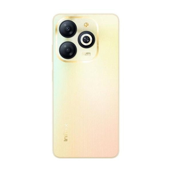 Infinix Smart 8 Phone, 6.6-Inches, 4GB RAM, 128GB Gold (In smart 8 128/4 G)