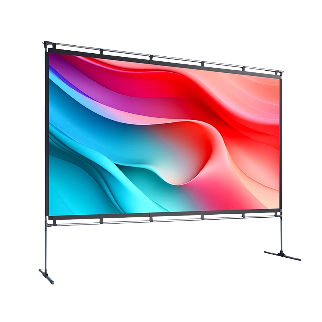 JMGO 100 Inch Portable Projector Screen with Stand