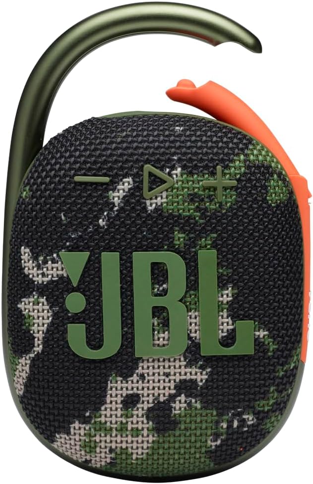 مكبر صوت JBL Clip 4 مقاوم للماء وقابل للحمل للغاية - فرقة | JBLCLIP4SQUAD