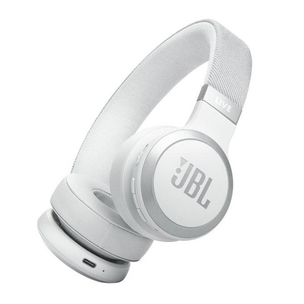 JBL Live 670 Wireless Over Ear Noise Cancelling Headphones | White