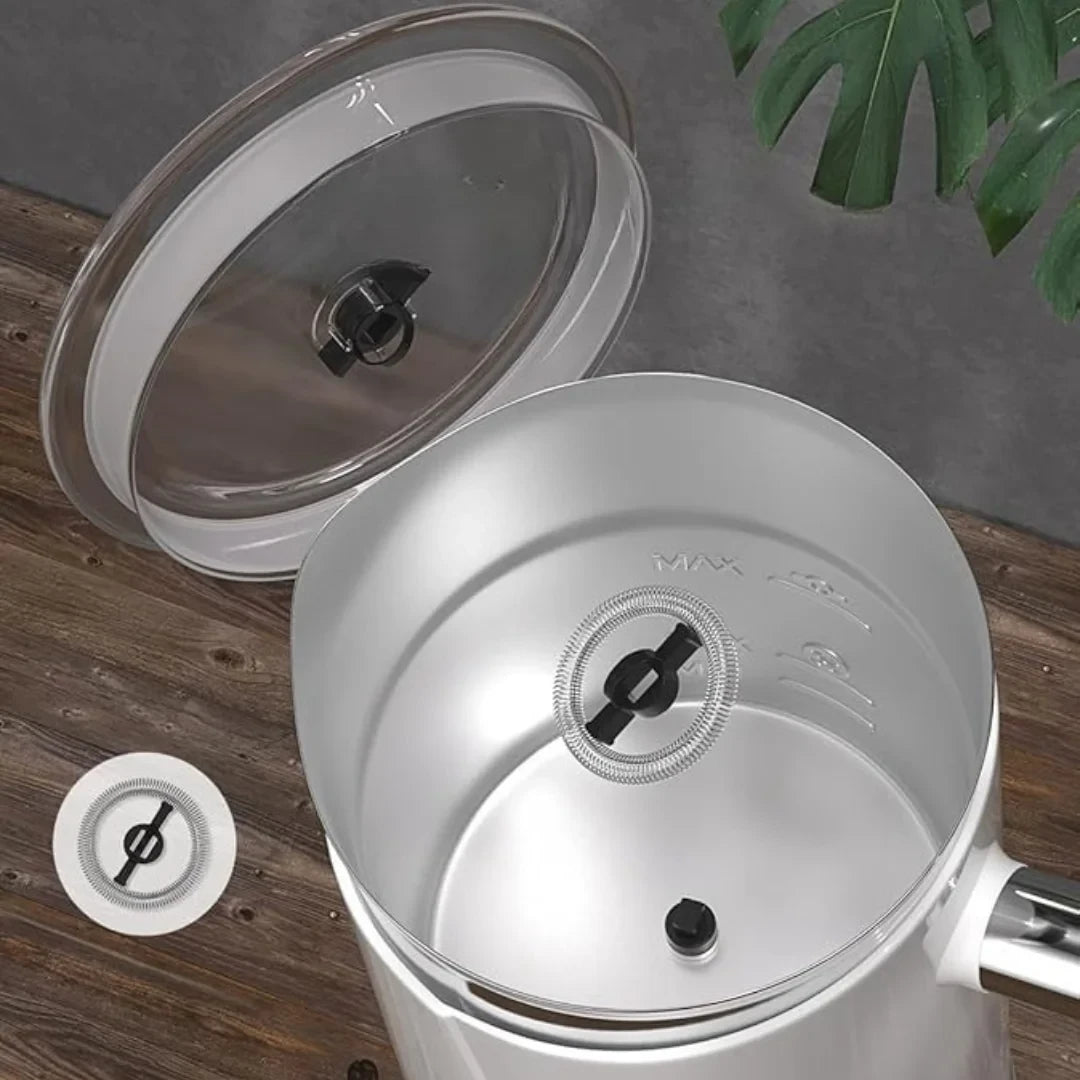 صانعة رغوة الحليب SMF-4461 من Sayona الكهربائية 4 في 1 رغوة ساخنة وباردة  سعة 150 مل للرغوة  قوة 500 واط