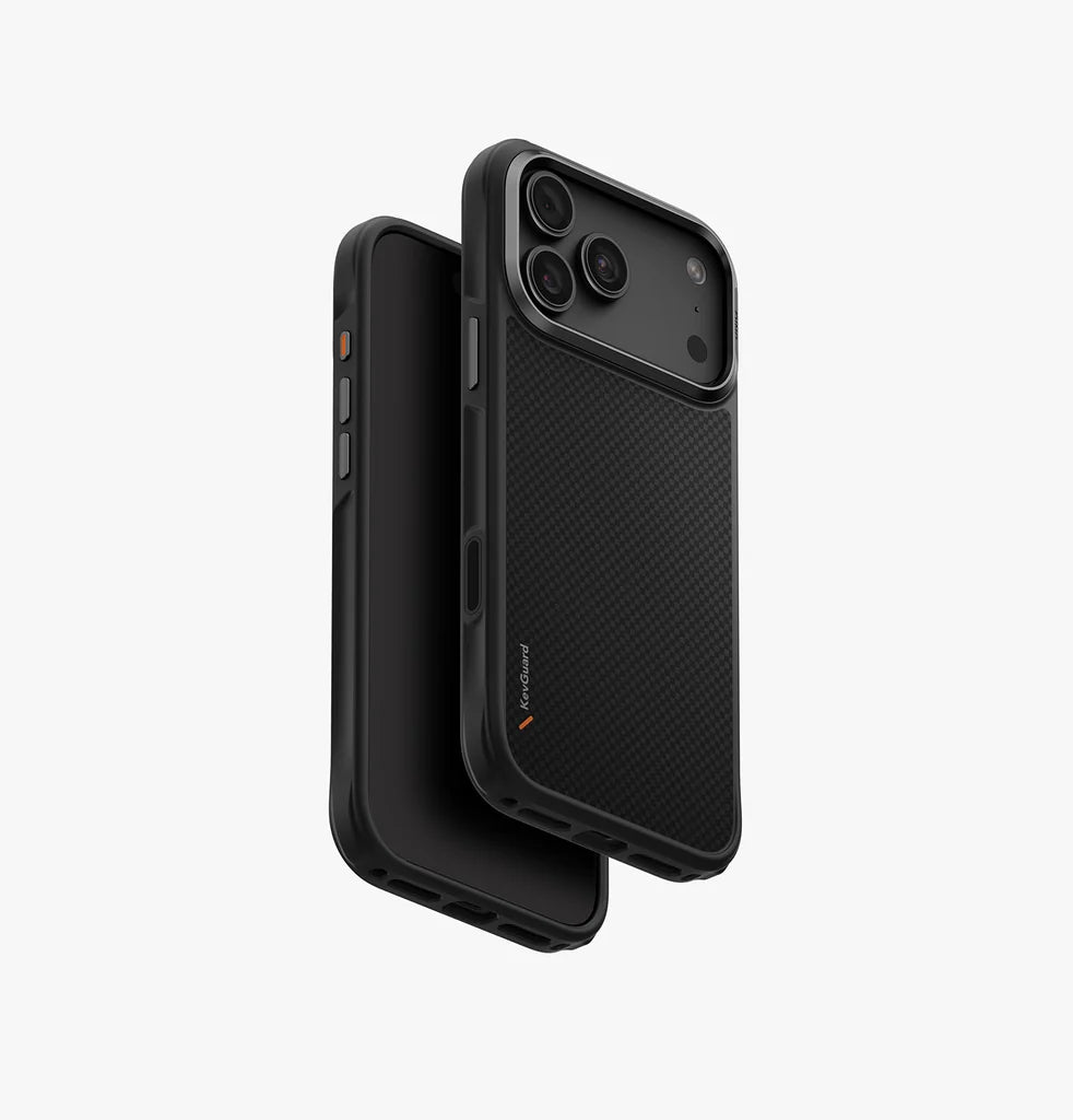 UNIQ KEVA Ultra-Tough Aramid MagSafe Protective Case for iPhone 18 Pro Max |  Carbon Black
