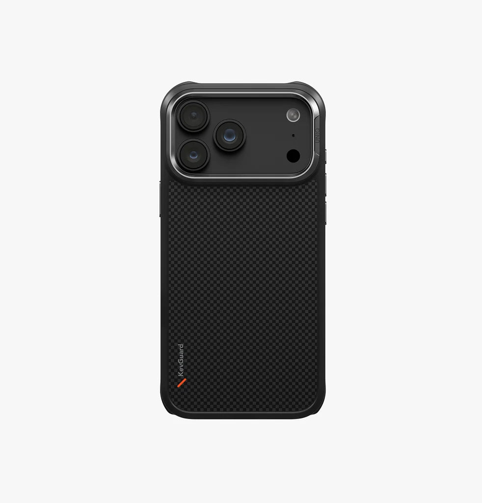 UNIQ KEVA Ultra-Tough Aramid MagSafe Protective Case for iPhone 18 Pro Max |  Carbon Black