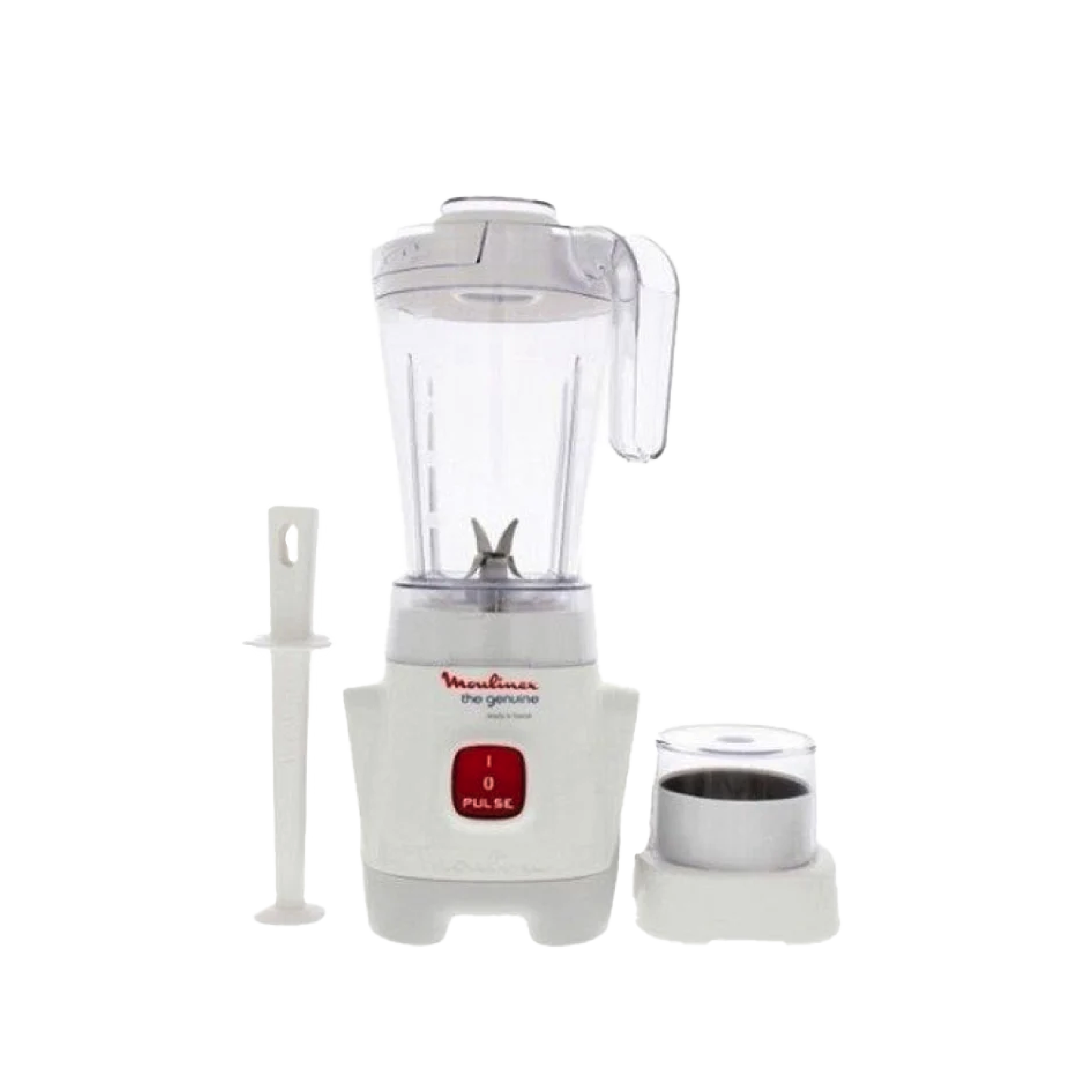 خلاط Genuine من Moulinex بقوة من 500 واط | سعة 1.75 لتر | أبيض
