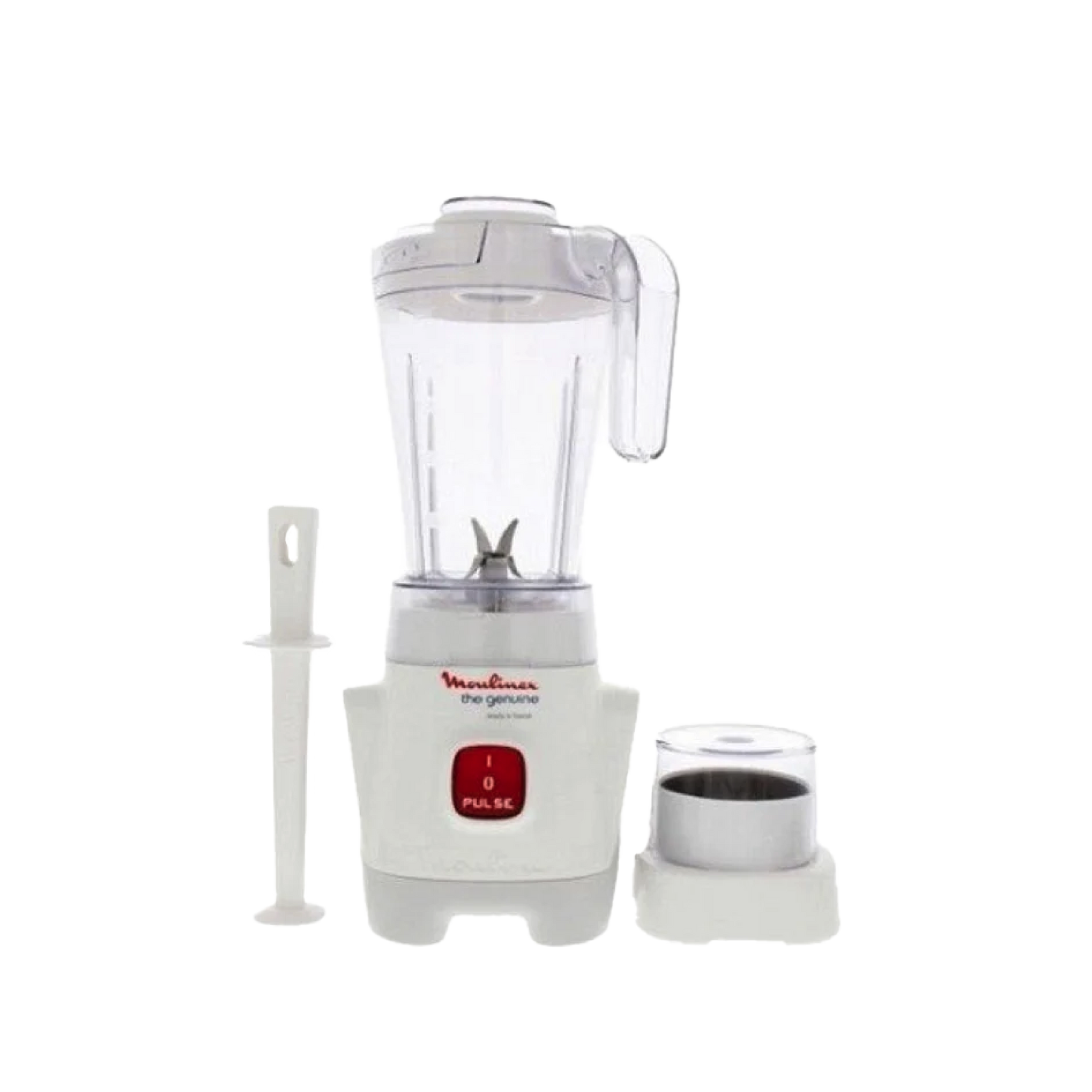 خلاط Genuine من Moulinex بقوة من 500 واط | سعة 1.75 لتر | أبيض