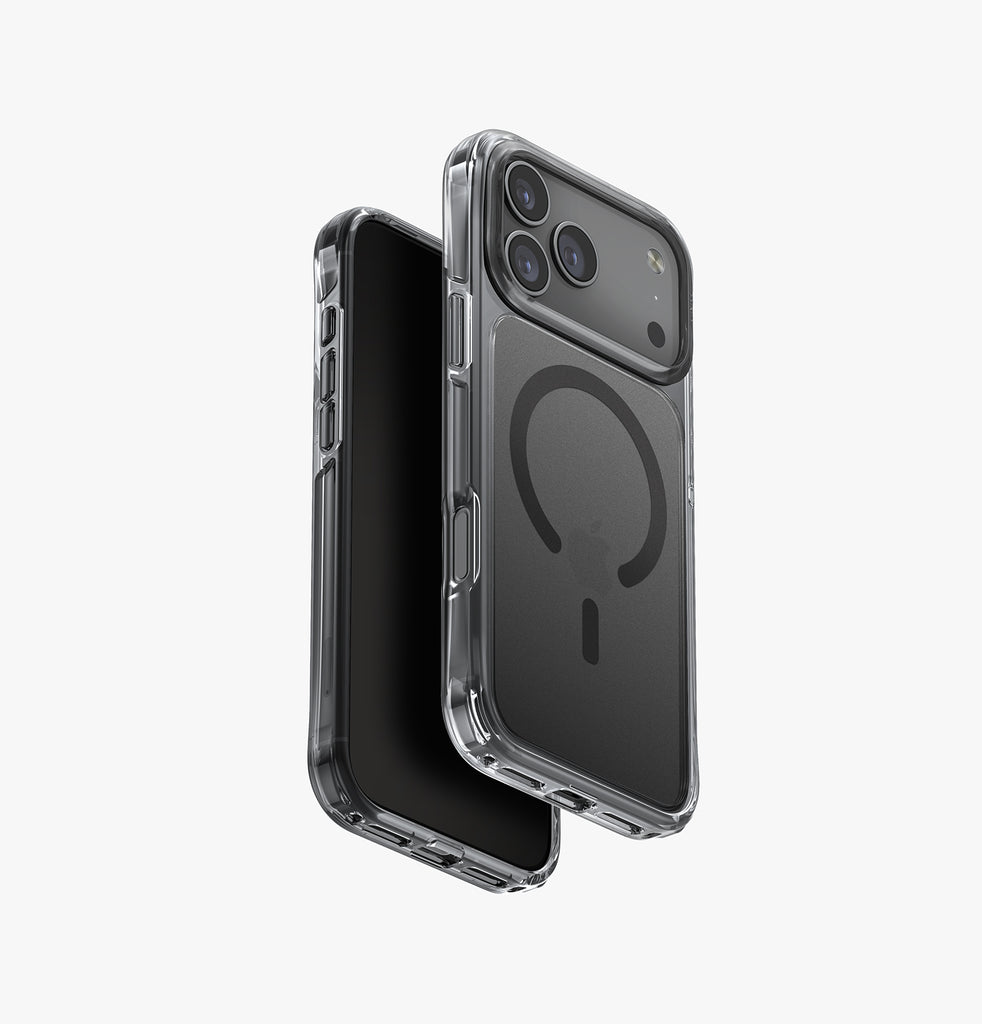 كڤر حماية Uniq Hybrid Life Pro Xtreme MagSafe لهاتف iPhone 17 Pro Max | رمادي جليدي