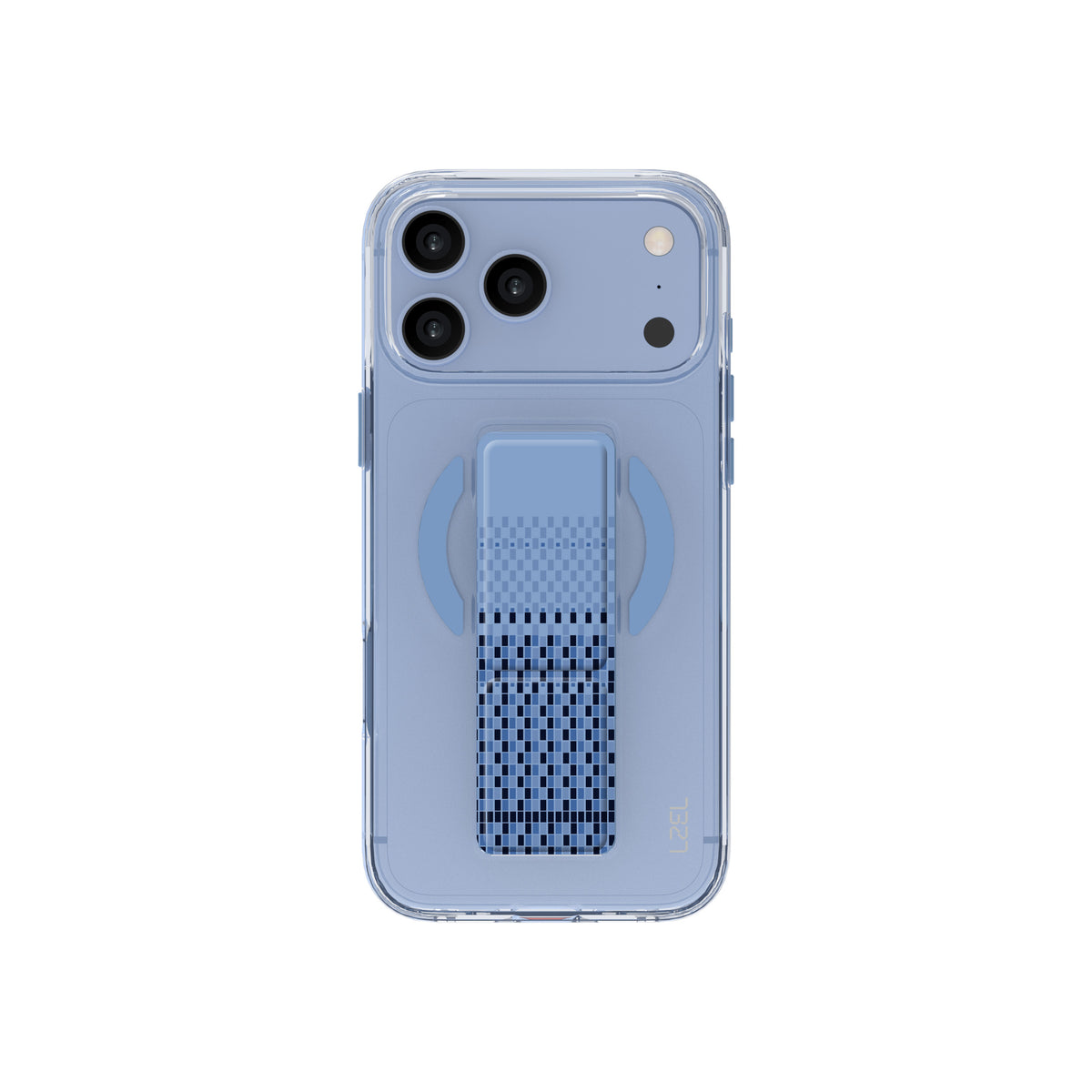 LZEL Clear Leathertand Crystal Clear Magsafe Case With Leather Kickstand For iPhone 18 Pro Max
