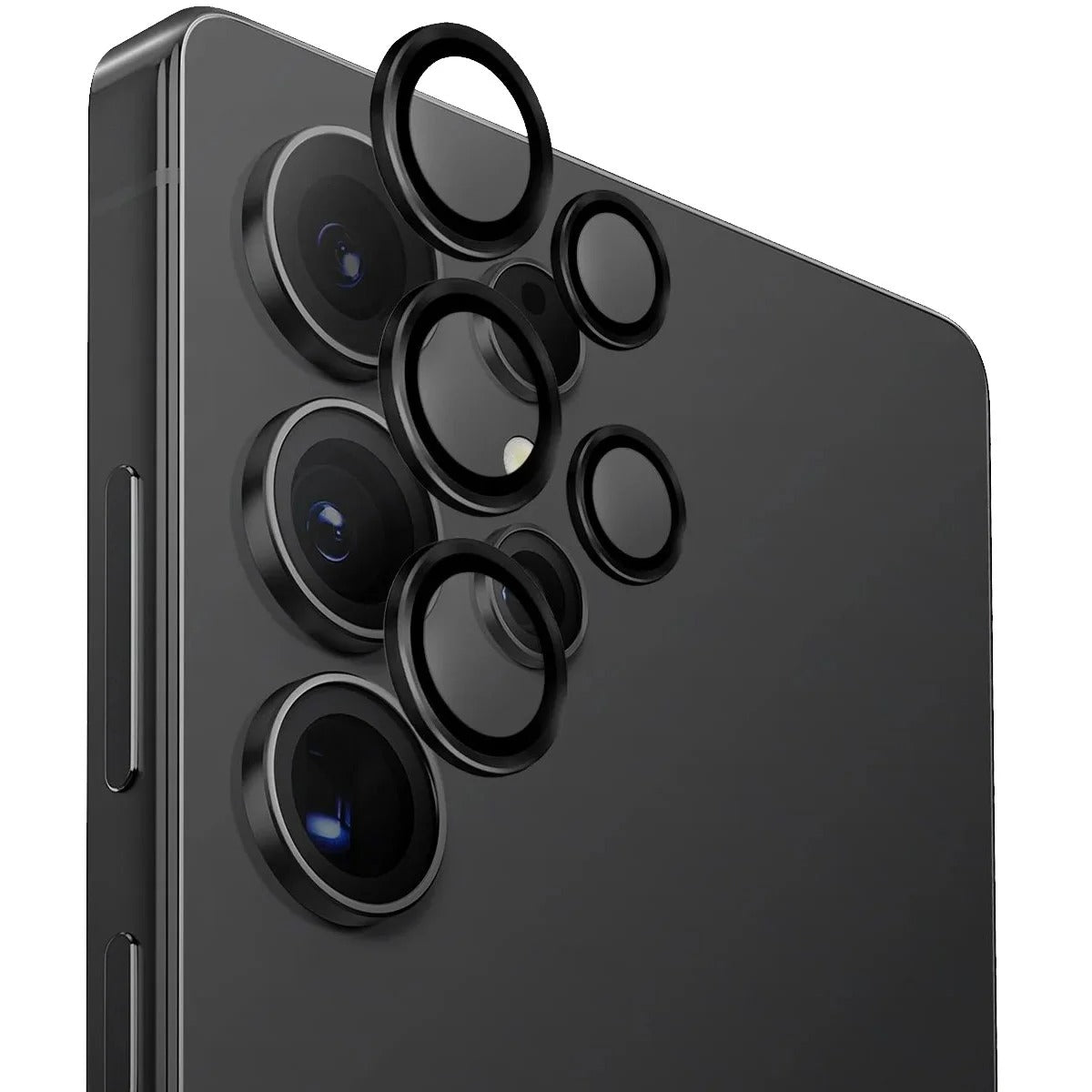 كڤر حماية AR+Corning كاميرا لهاتف Samsung S25 Ultra من ANANK | أسود