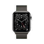 Apple Watch Series 6 GPS + Cellular, 44mm Graphite Stainless Steel Case with Graphite Milanese Loop