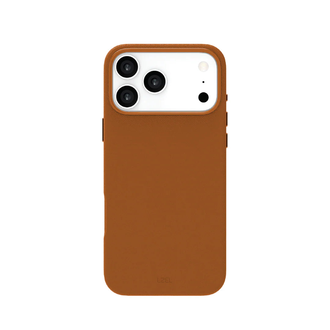 LZEL MagOrbio Leather Case for iPhone 17 Pro