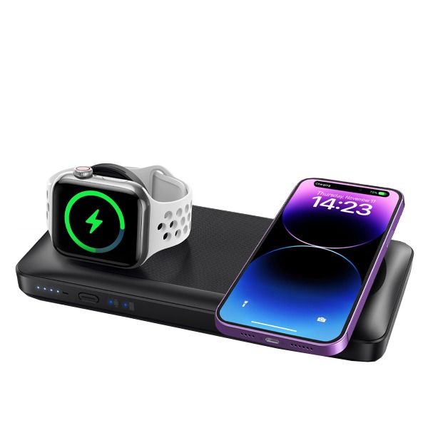 Asli Magcharge Quadfusion 4in1 Pd 10000mah Magsafe Power Bank Black | MC-21