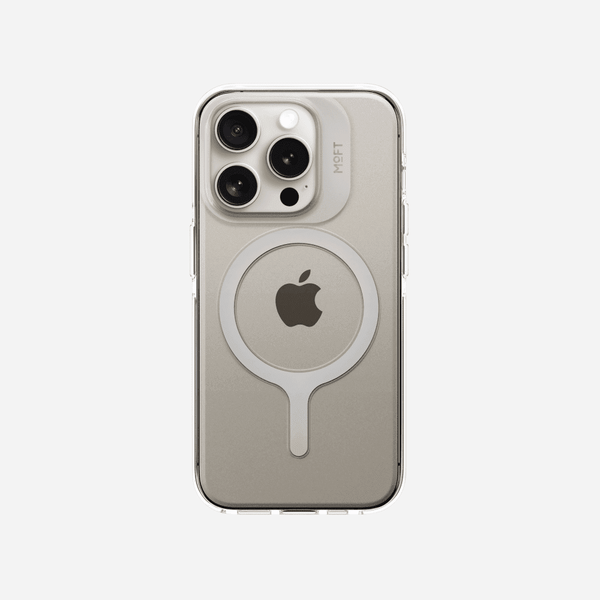 MOFT iPhone 15 Pro  Snap Phone Case MagSafe | Clear