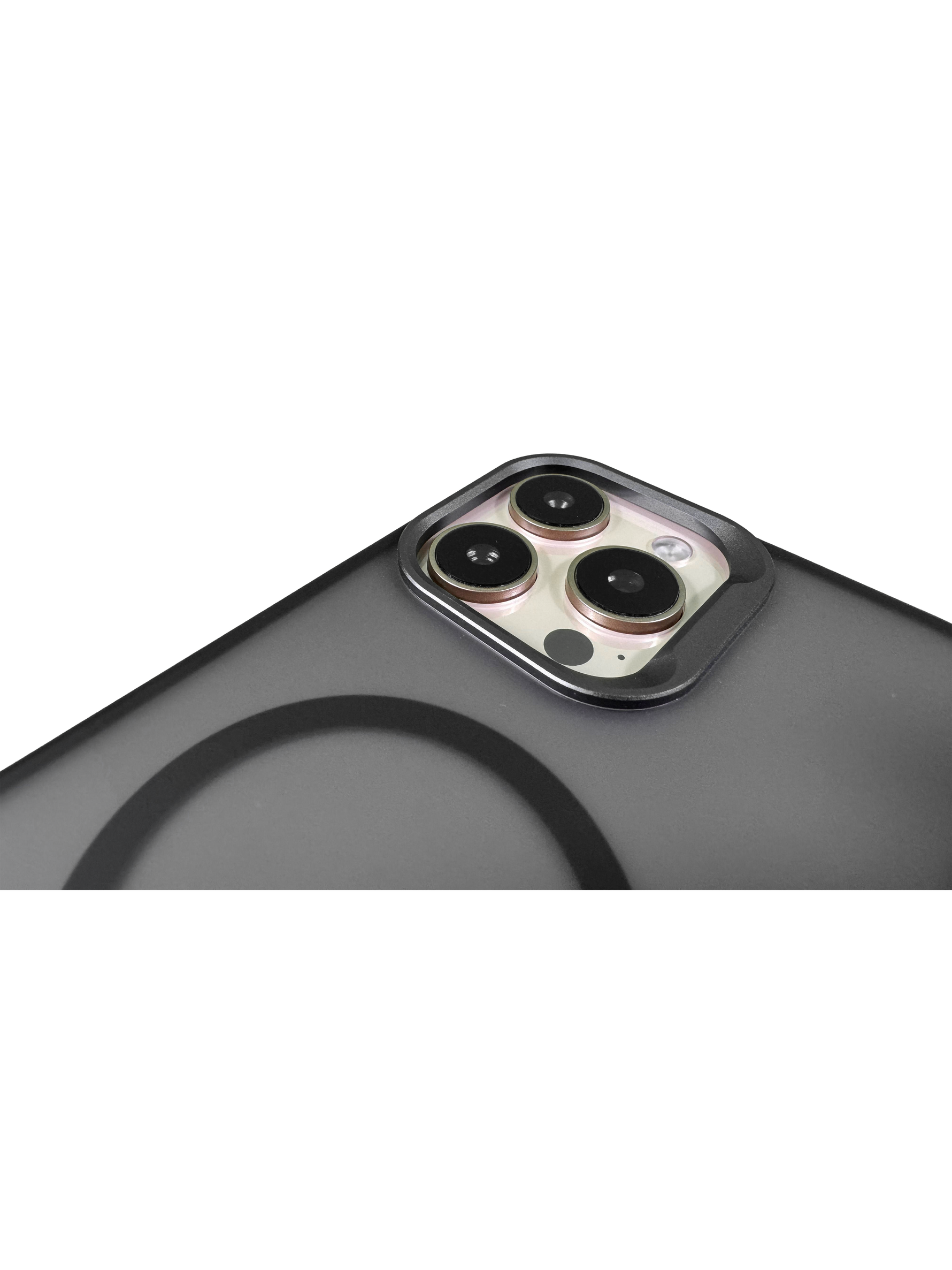 LZEL iPhone 16 Pro Mag Fusion Prime Clear Matt With MagSafe | Black