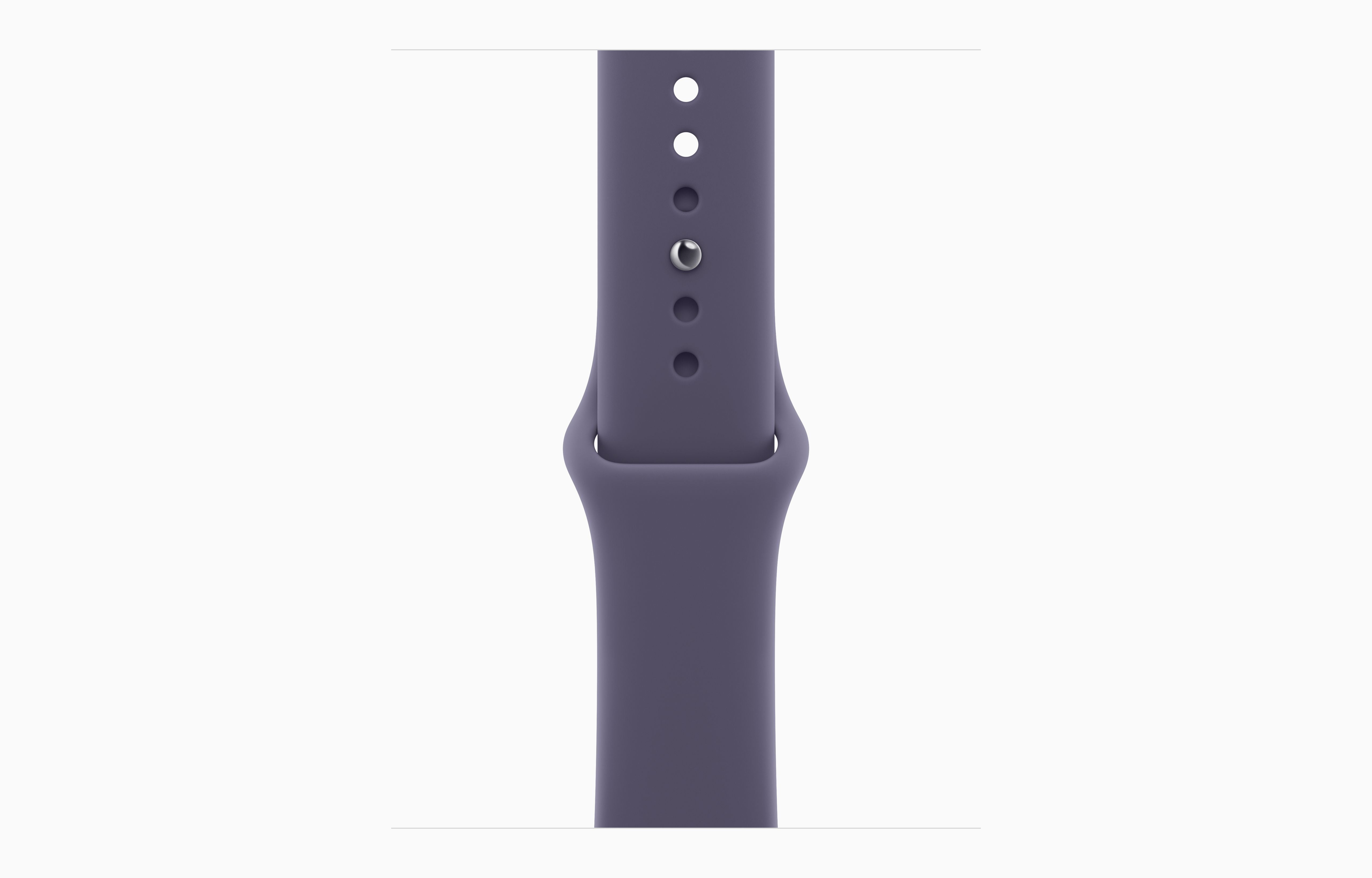 Apple Watch Series 11 - GPS - 42mm - Silver Aluminium Case with Purple Fog Sport Band - M/L