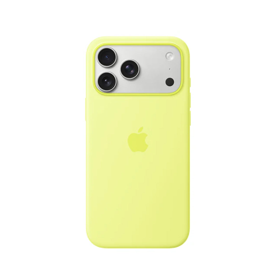 Apple iPhone 17 Pro Silicone Case with MagSafe | Neon Yellow