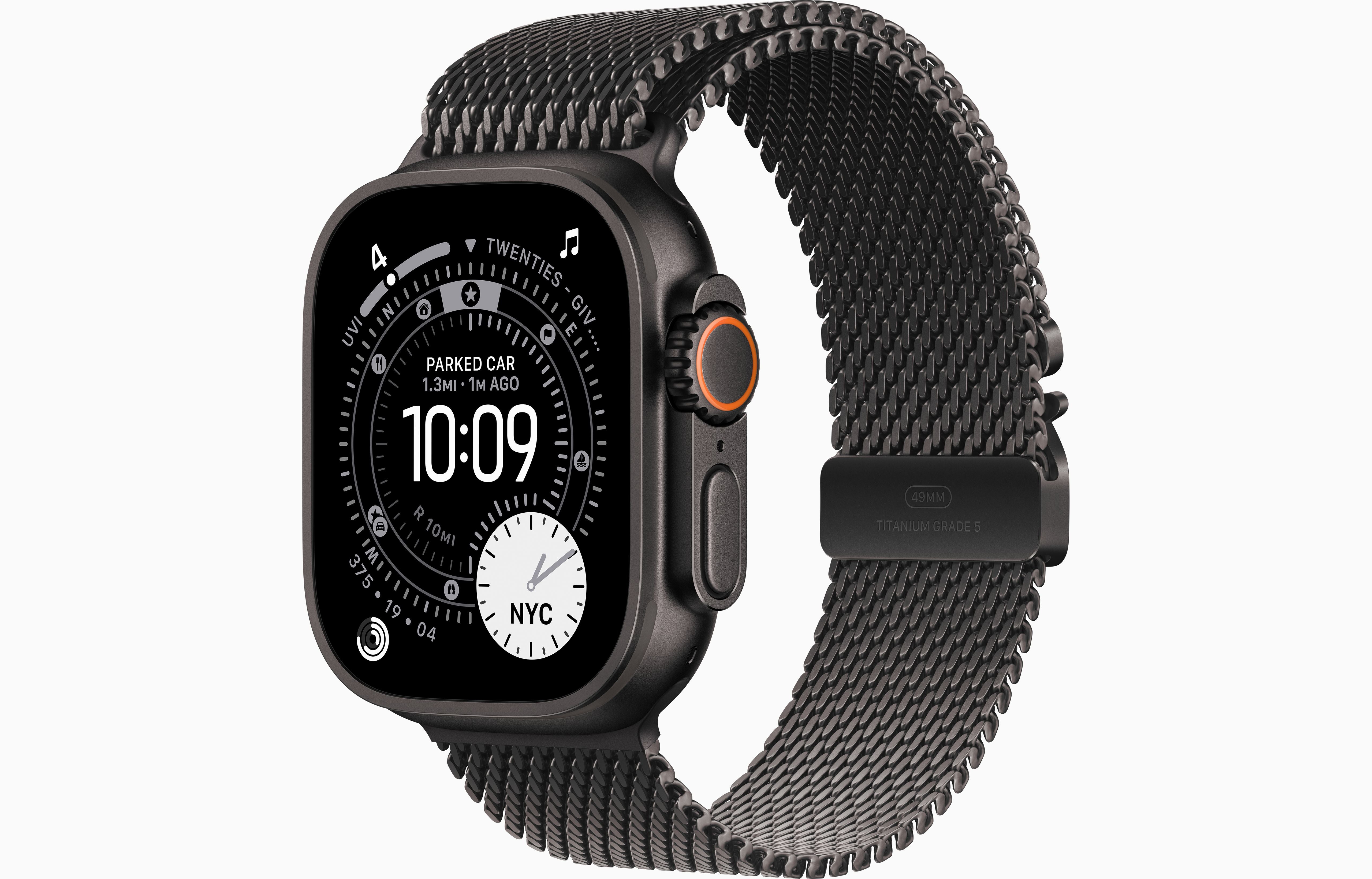 Apple Watch Ultra 3 (2025) GPS + Cellular, 49mm  - Black Titanium Case - Black Titanium Milanese Loop | M