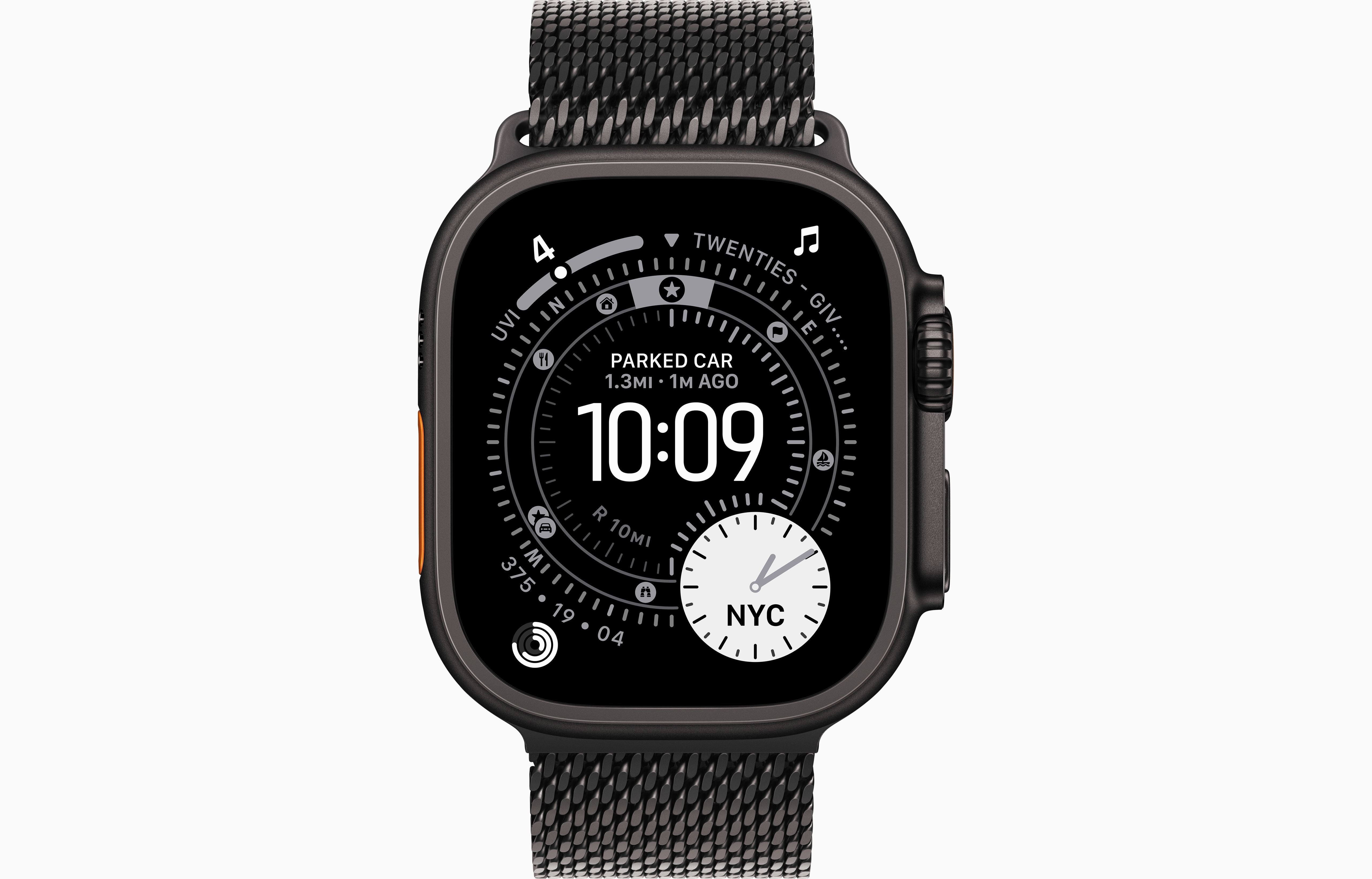 Apple Watch Ultra 3 (2025) GPS + Cellular, 49mm  - Black Titanium Case - Black Titanium Milanese Loop | M