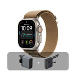 Apple Watch Ultra 4 GPS + Cellular, 49mm Natural Titanium Case with Desert Alpine Loop M + Bundle Offer