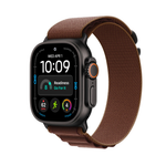 Apple Watch Ultra 4 GPS + Cellular 49mm Black Titanium Case with Burgundy Alpine Loop - L