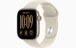 Apple Watch S 12 GPS 42mm Light Gold Aluminium Case with Sand Sport Band - S/M