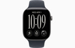 Apple Watch Series 12 GPS 46mm Space Grey with Navy Blue Sport Band M/L
