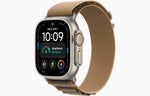 Apple Watch Ultra 4 GPS + Cellular, 49mm Natural Titanium Case with Desert Alpine Loop M + Bundle Offer