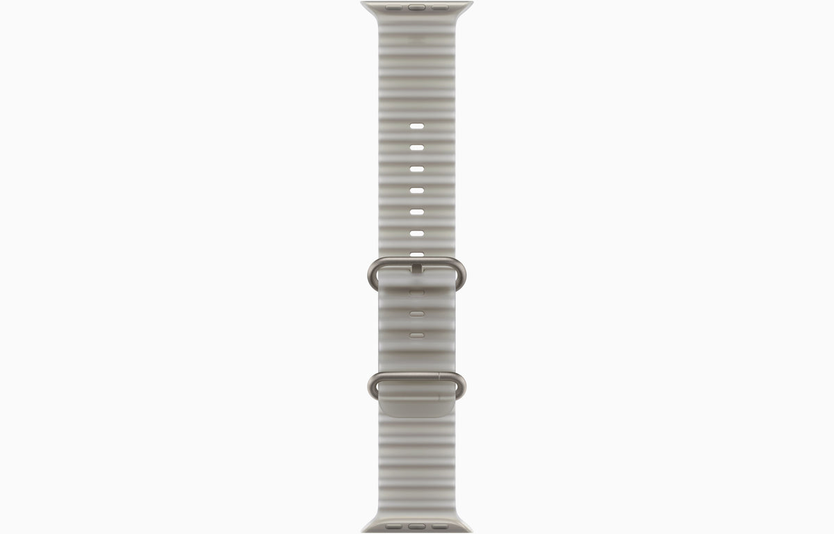 Apple Watch Ultra 4 GPS + Cellular 49mm Natural Titanium with Translucent Grey Ocean Band