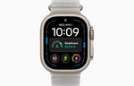 Apple Watch Ultra 4 GPS + Cellular 49mm Natural Titanium with Translucent Grey Ocean Band