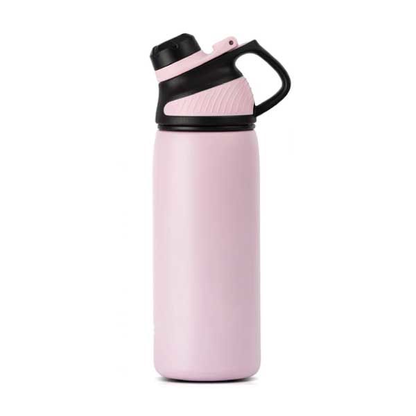 Asli Global 800ml Stainless Steel Metal Canteen for Travel Water Bottle | Pink