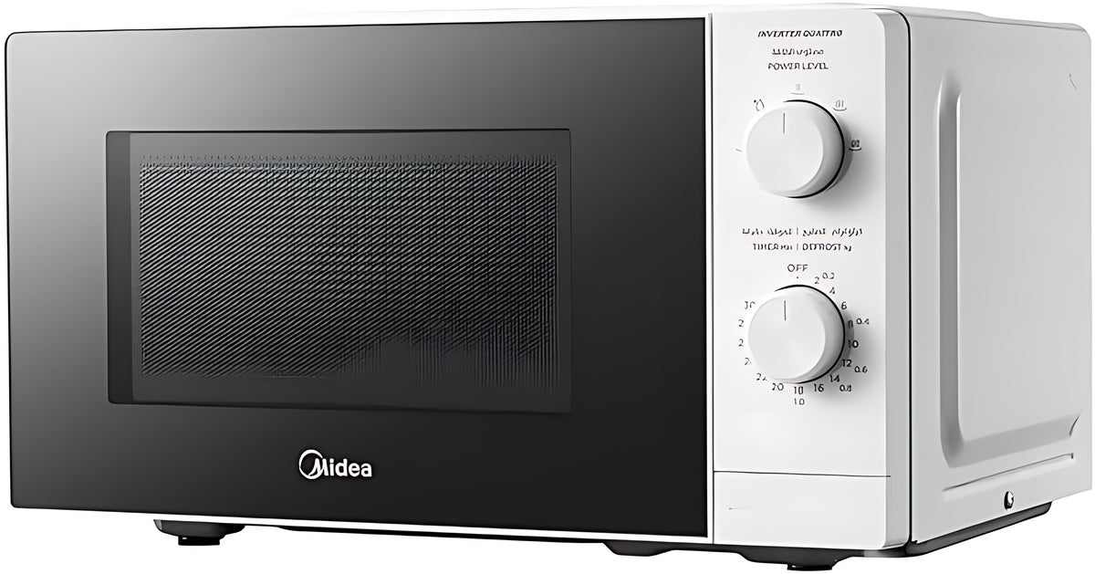 Midea 20L Solo Microwave Oven, 700W, 5 Power Levels |White