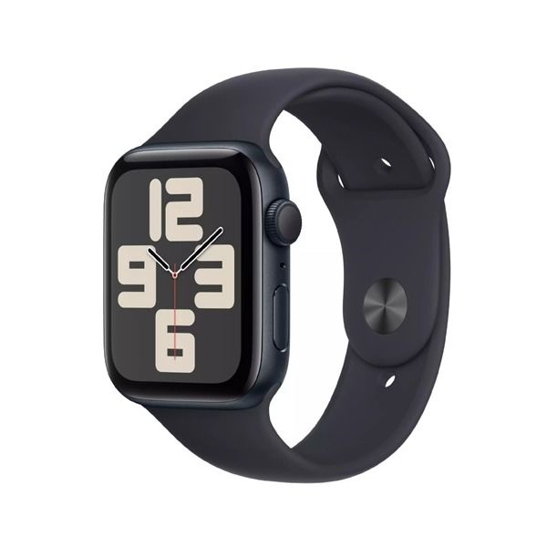 Apple Watch SE 2022 GPS 44mm Midnight Aluminium Case with Midnight Sport Band | MNK03