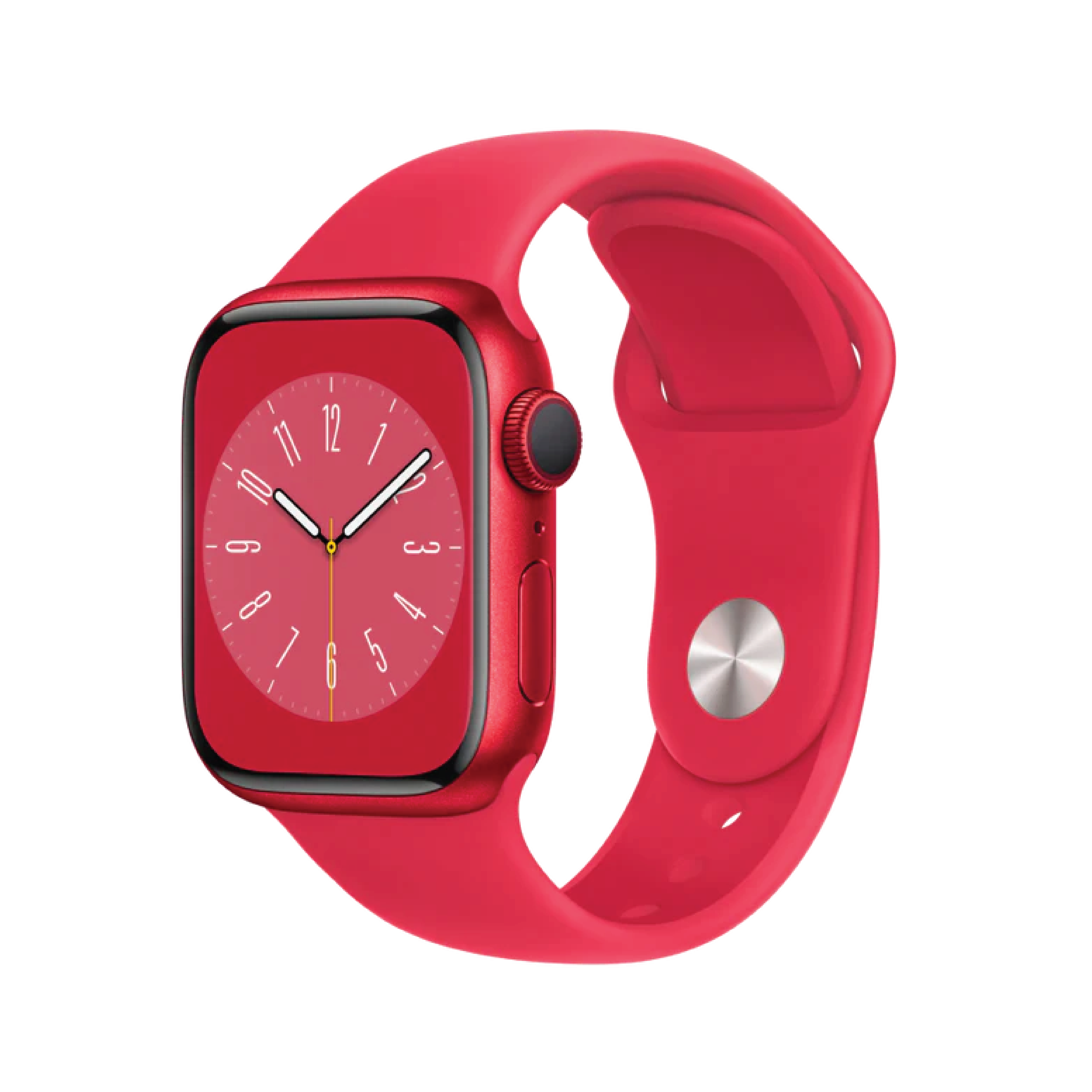 Apple Watch Series 8 GPS 41mm RED Aluminium Case with RED Sport Band - Regular