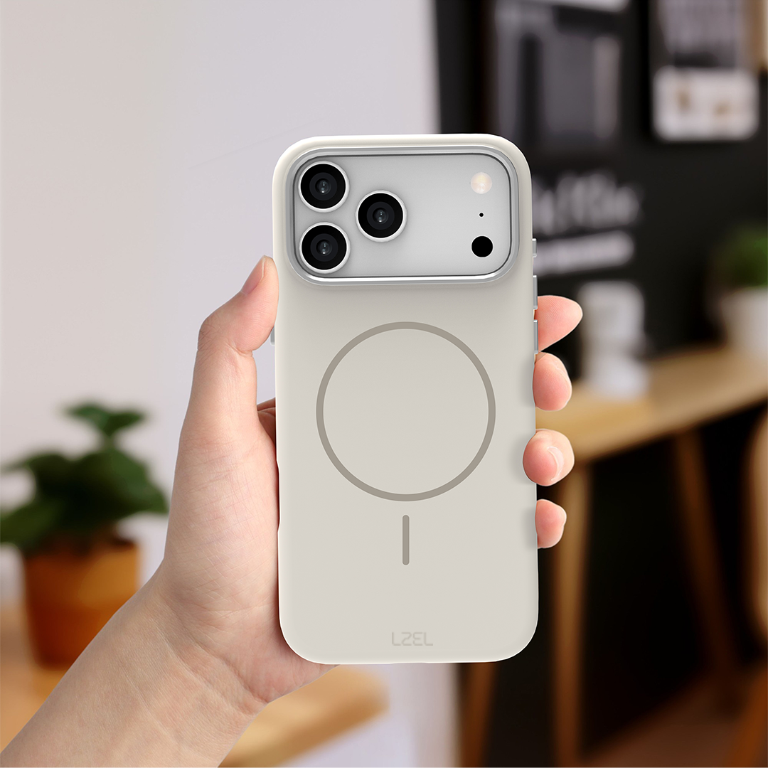 LZEL Magnexin Silicone Case for iPhone 17 Pro Max | Gardenia