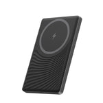 بطارية متنقلة مغناطيسية MagNexus Neox من ليزل بسعة 5000 مللي أمبير بشحن لاسلكي 15 واط | أسود