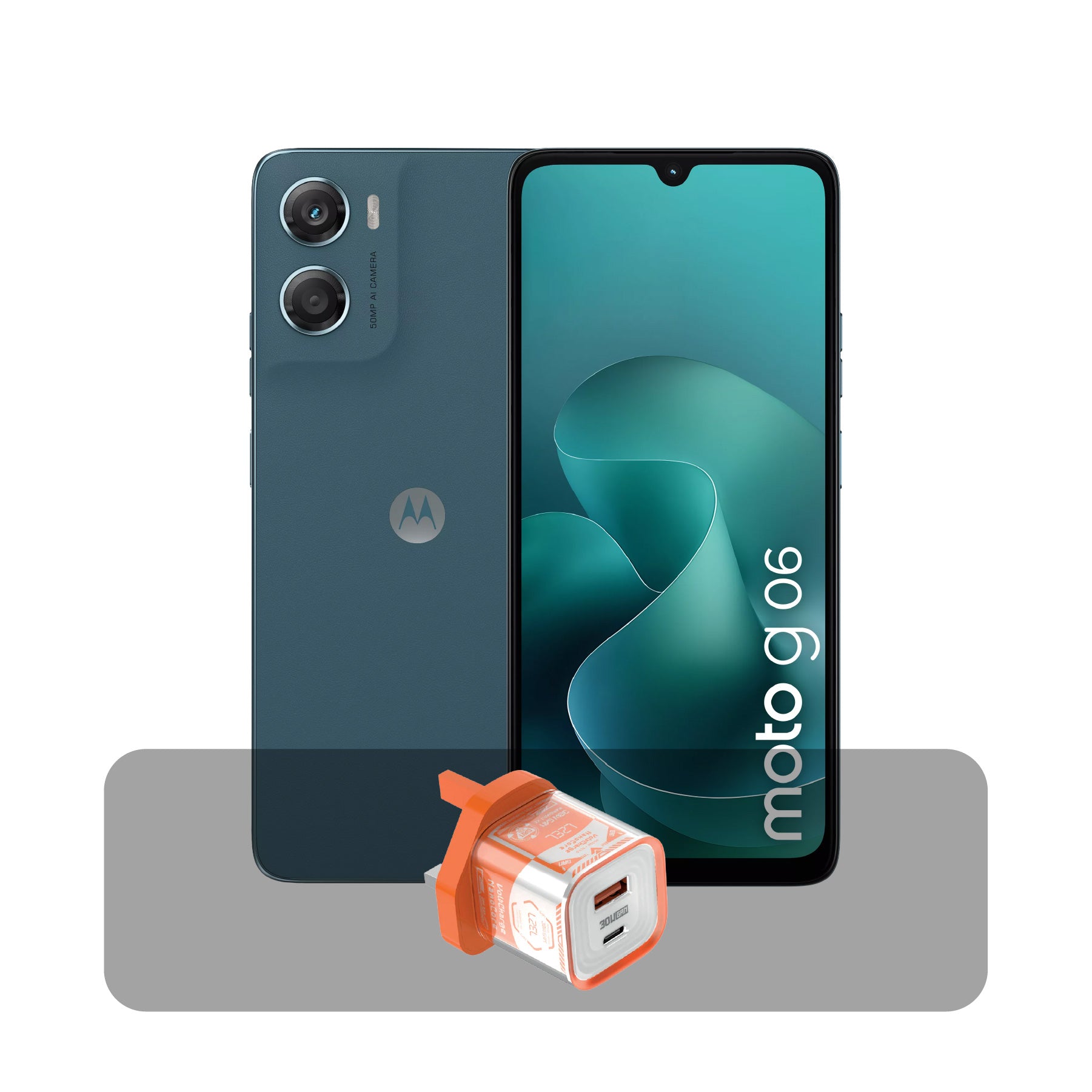 Motorola Moto G06 - 128GB - 4GB RAM + Bundle Offer | Tapestry Blue