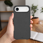 كڤر حماية MagOrbio جلد من LZEL لهاتف iPhone Air | أسود