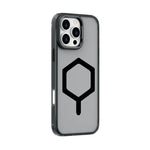 كڤر حماية بتصميم سداسي من ليزل لهاتف iPhone 16 Pro Max شفاف