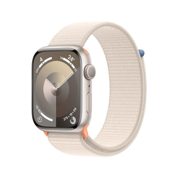 Apple Watch S9 41MM GPS Starlight Loop Band | MR8V3