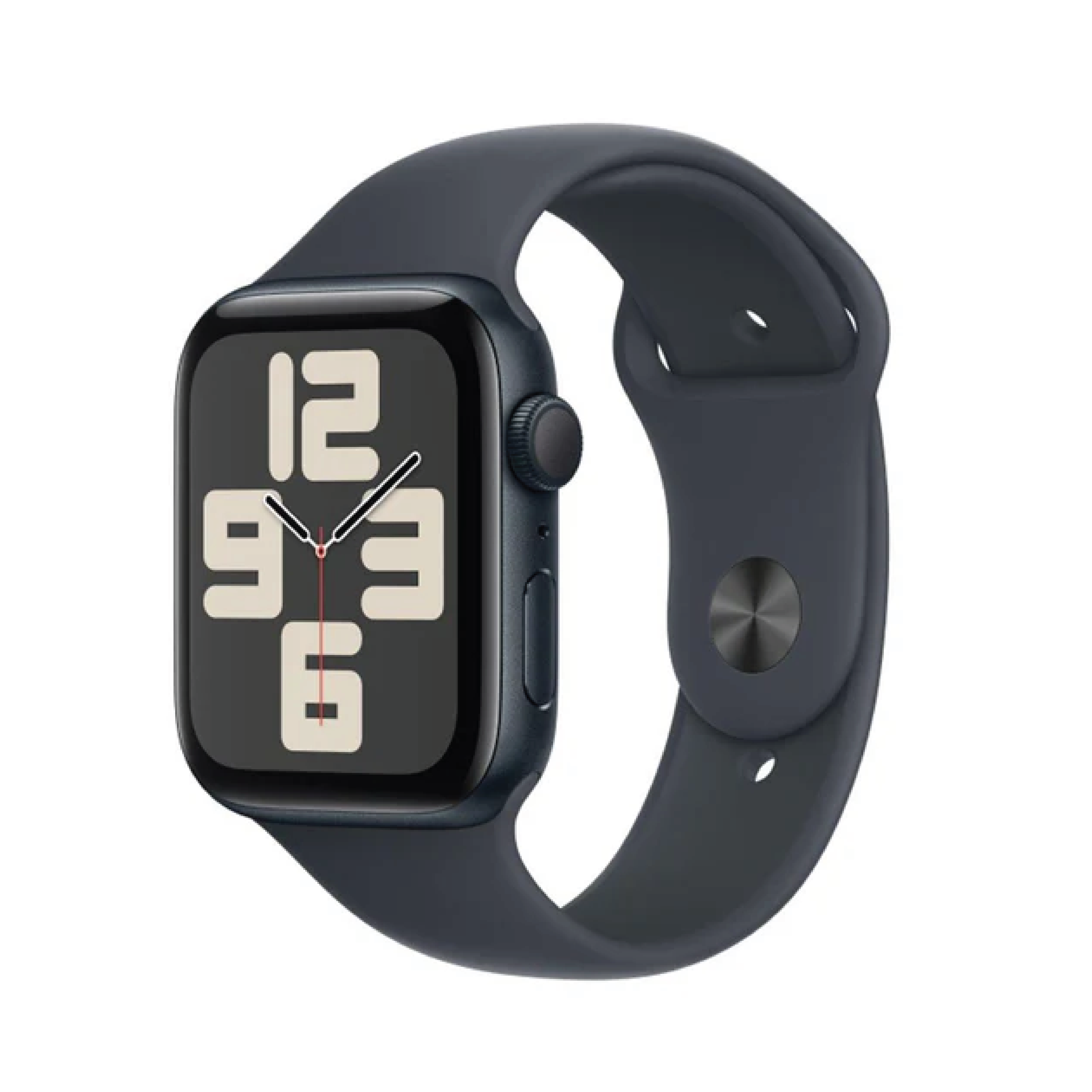 Apple Watch SE GPS 44mm Midnight Aluminum Case with Midnight Sport Band - S/M