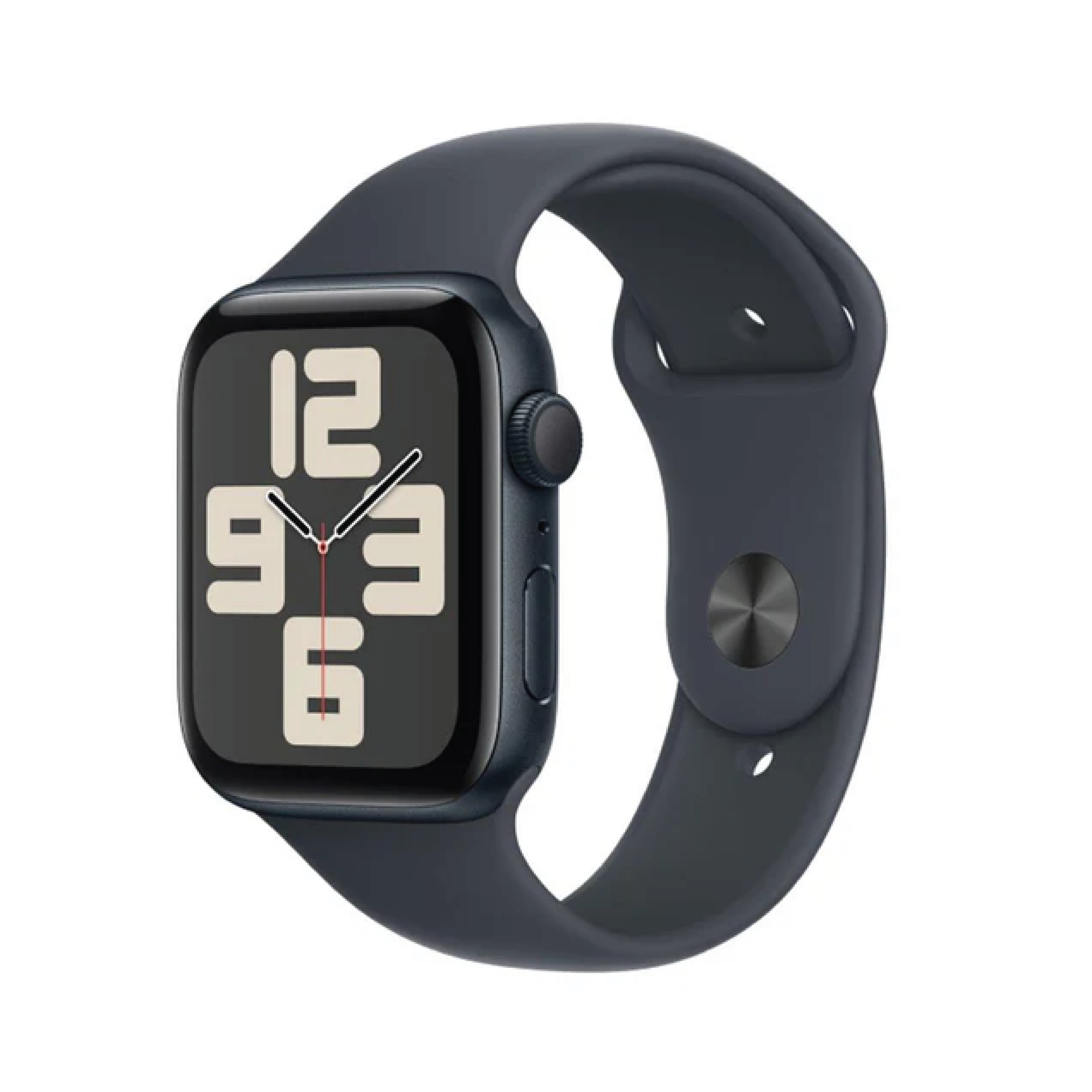 Apple Watch SE GPS + Cellular 44mm Midnight Aluminum Case with Midnight Sport Band S/M