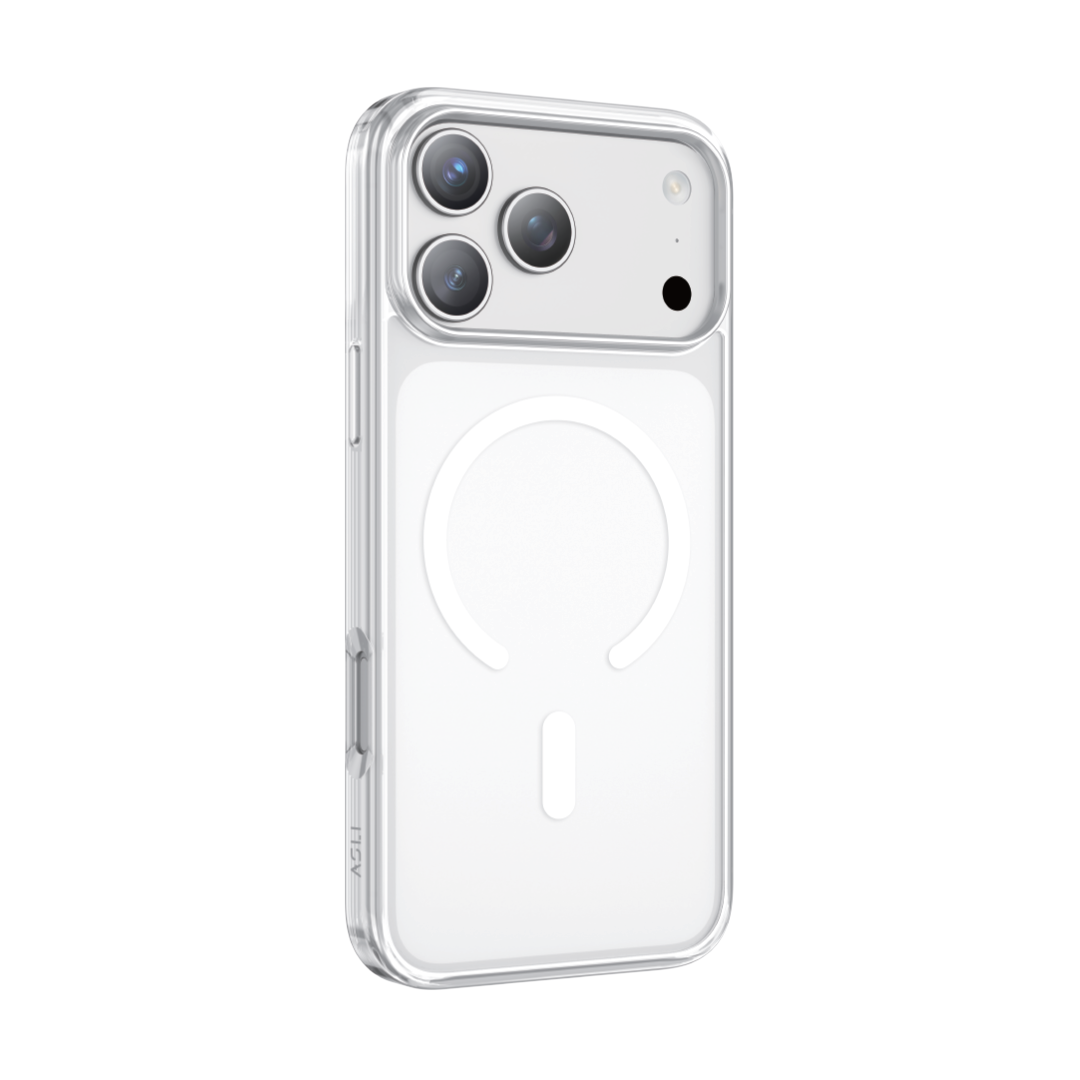 كڨر حماية من Asli Global MagTrox Crystal MagSafe لهاتف iPhone 17 Pro Max | شفاف
