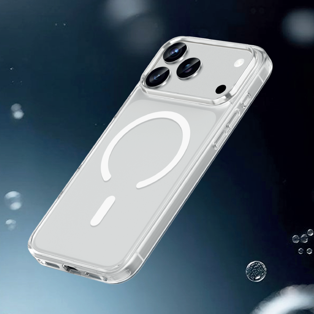 كڨر حماية من Asli Global MagTrox Crystal MagSafe لهاتف iPhone 17 Pro | شفاف