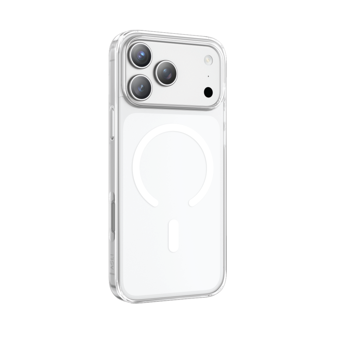 كڨر حماية من Asli Global MagTrox Glaze MagSafe لهاتف iPhone 17 Pro | شفاف