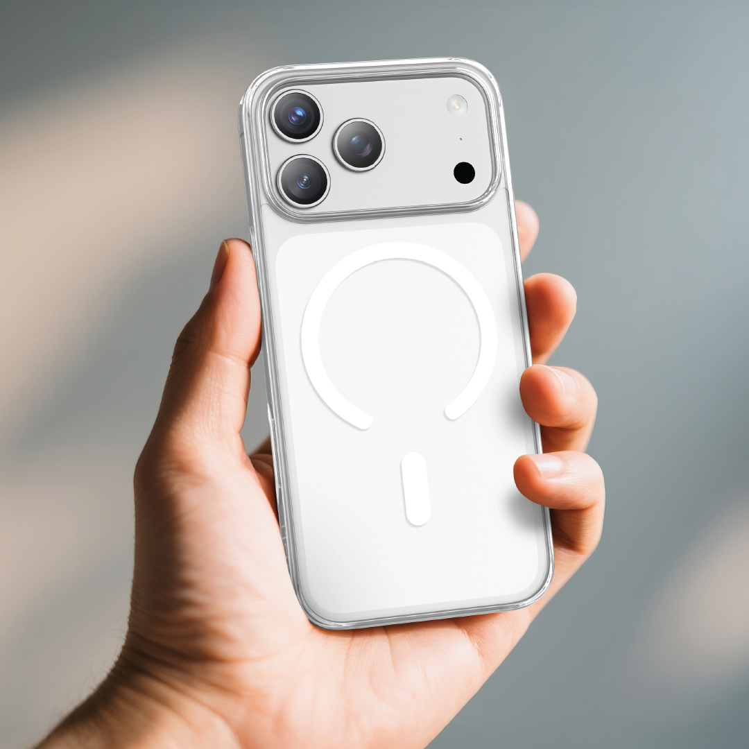 كڨر حماية من Asli Global MagTrox Glaze MagSafe لهاتف iPhone 17 Pro | شفاف