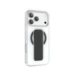 Asli Global MagTrox Gravitas Transparent with Leather Grip MagSafe Case for iPhone 17 Pro