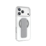 Asli Global MagTrox Gravitas Transparent with Leather Grip MagSafe Case for iPhone 17 Pro