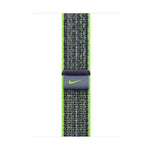Apple Watch 45mm Nike Sport Loop | Bright Green / Blue