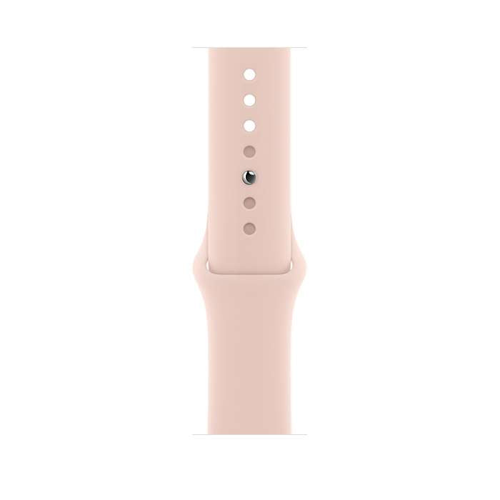 Apple Watch Series 6 GPS, 44mm Gold Aluminium Case with Pink Sand Sport Band - Regular